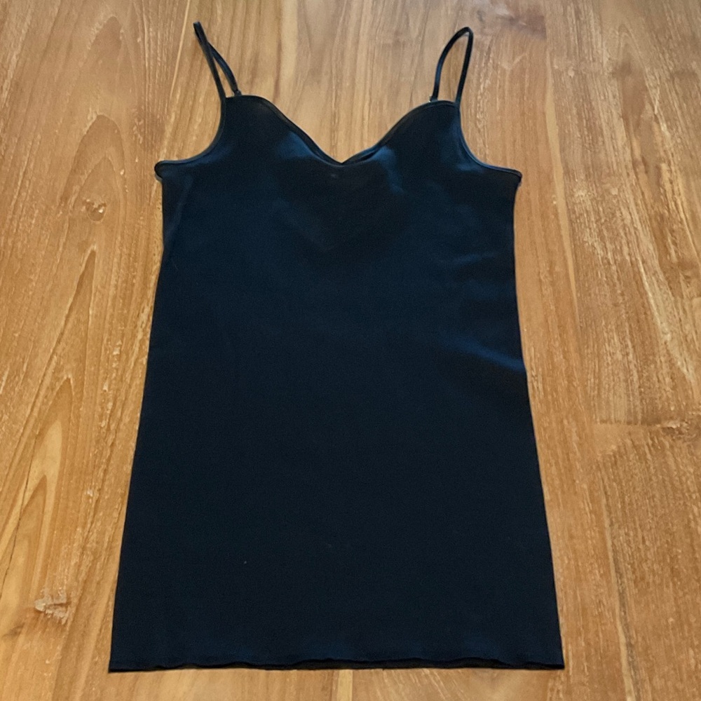 Hanro Cotton Seamless Spaghetti Strap Tank